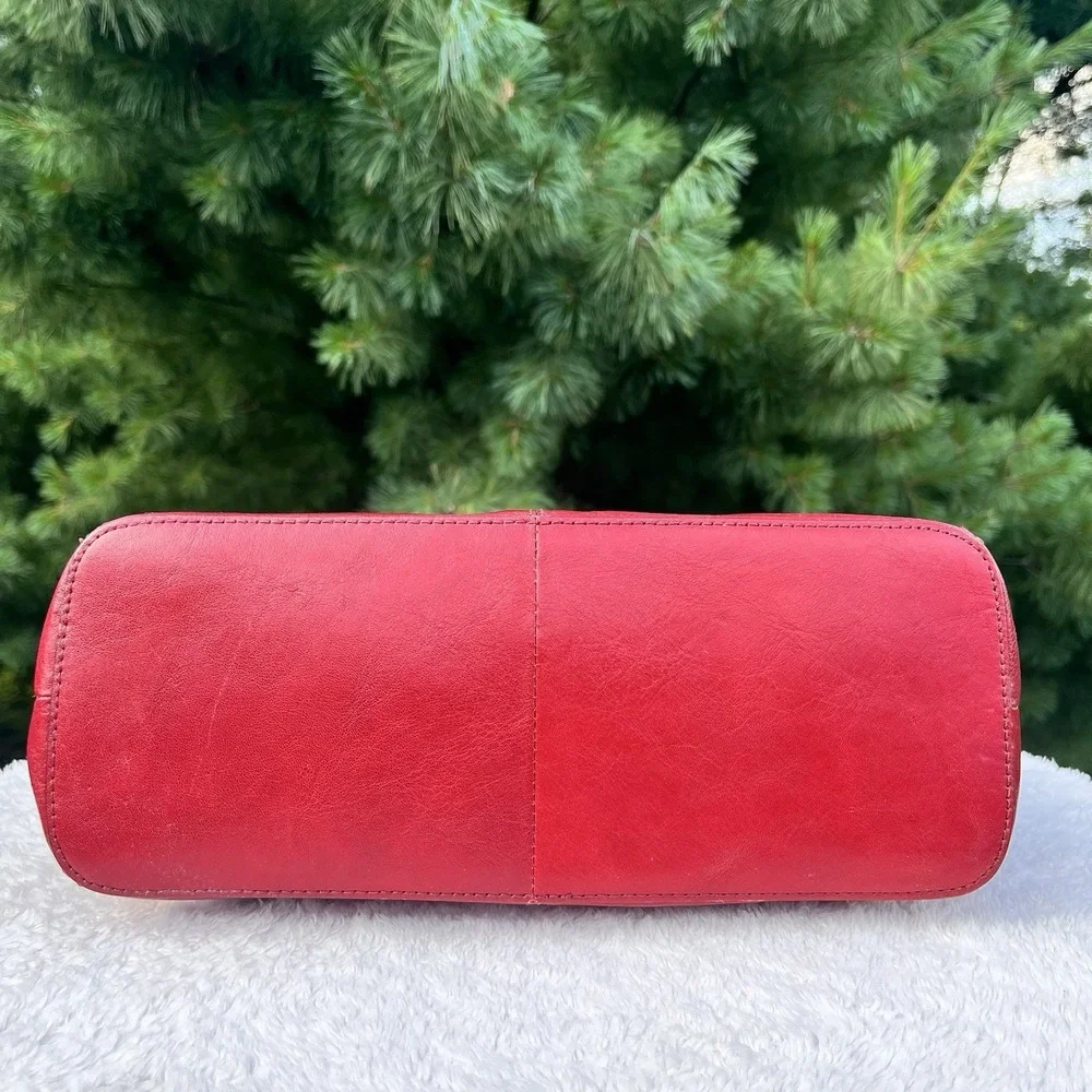 Vintage 90s Etienne Aigner Classic Leather Baguette Shoulder Bag Oxblood Hangtag